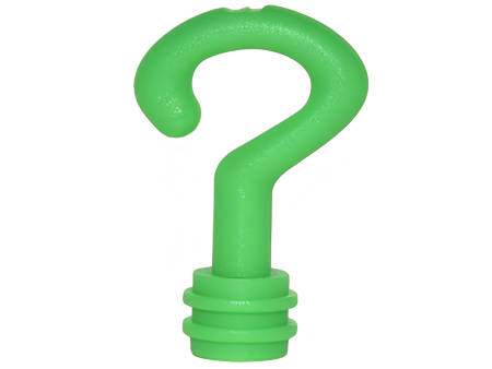 Трость Lego 27146 Utensil Cane Handle Curved Riddler Question Mark with Bar Holder